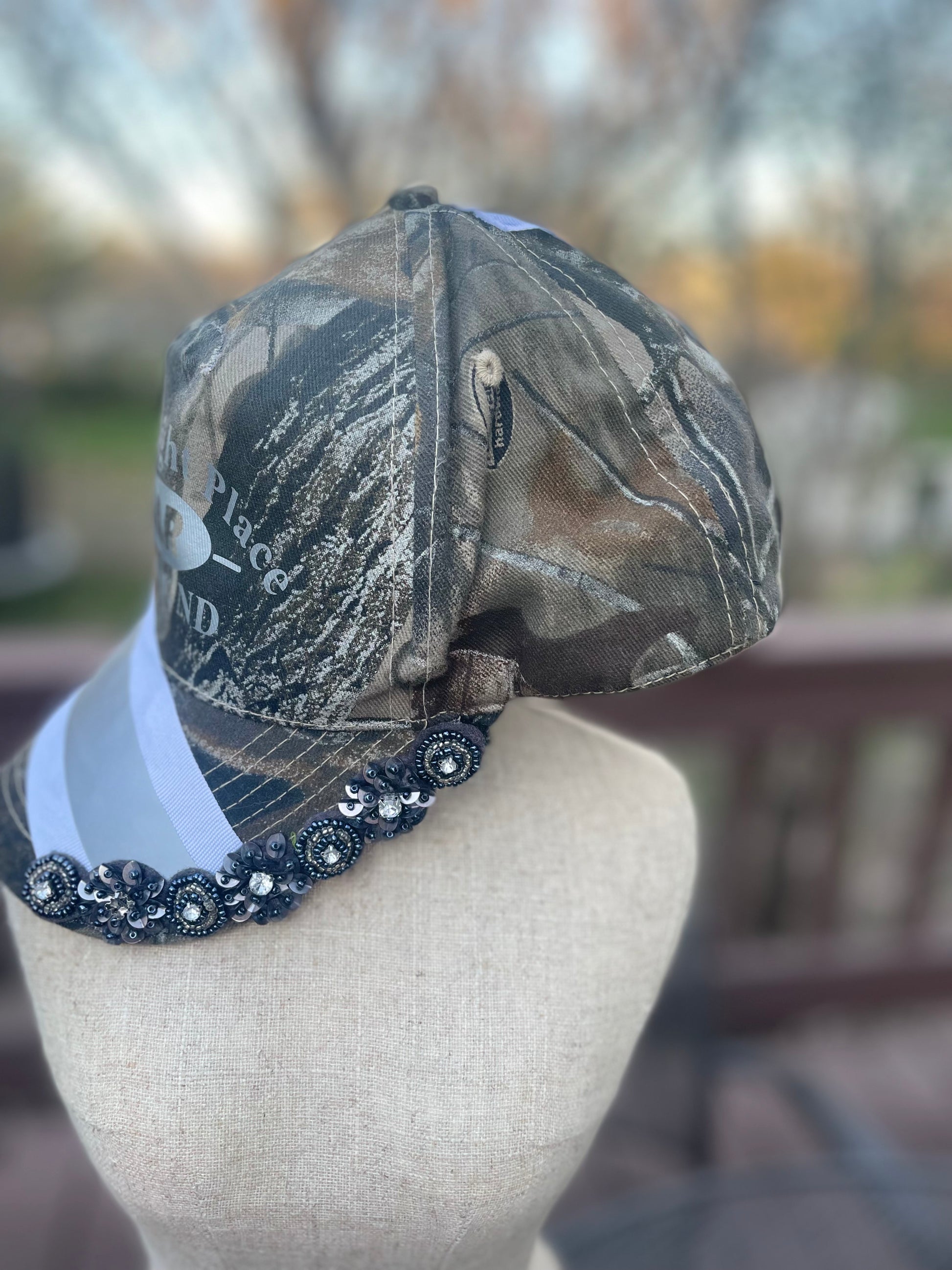 bar name trucker hat CAMO