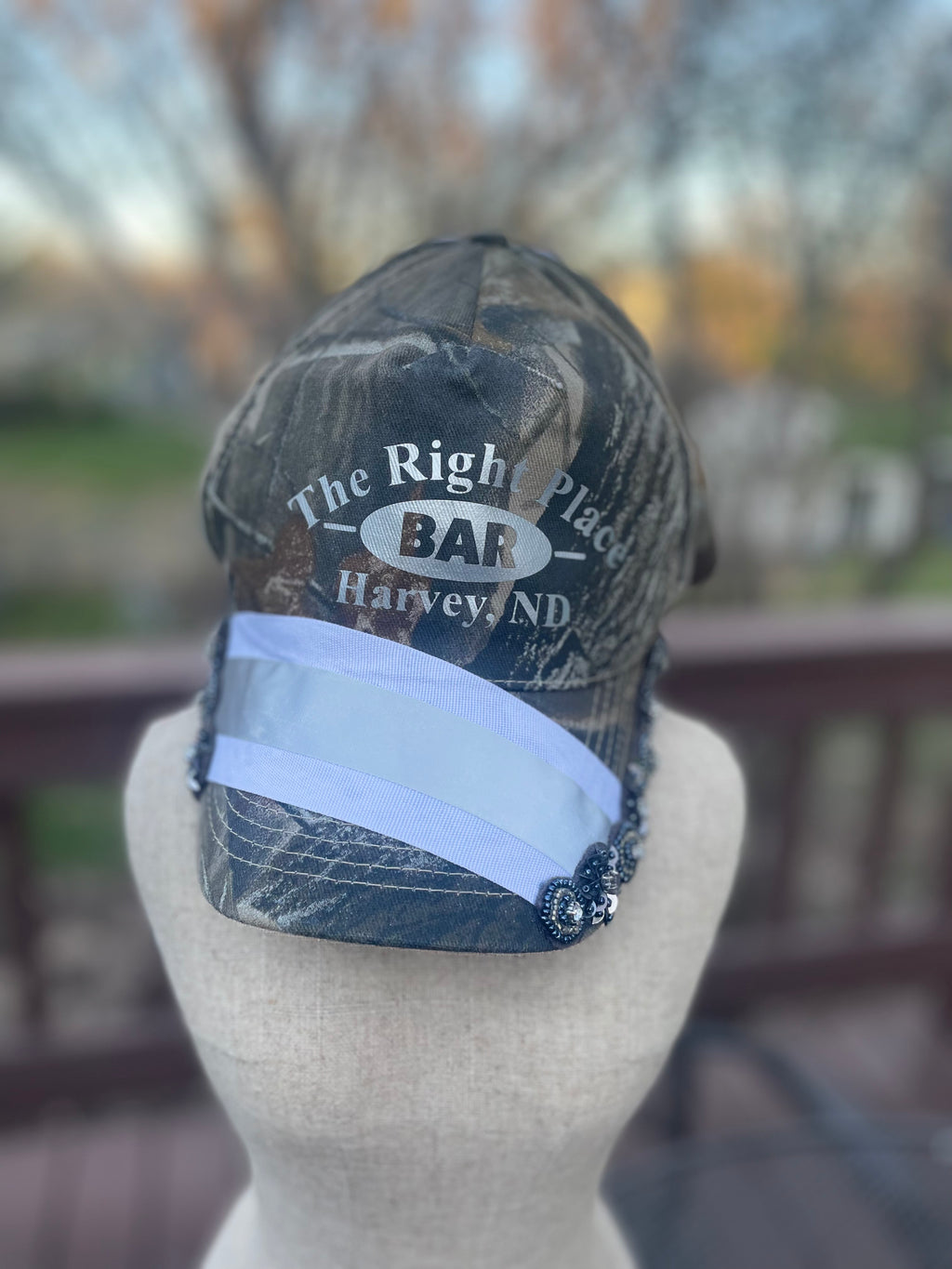 bar name trucker hat CAMO