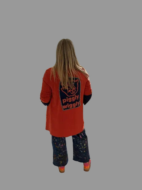 PIGGLY WIGGLY orange jkt
