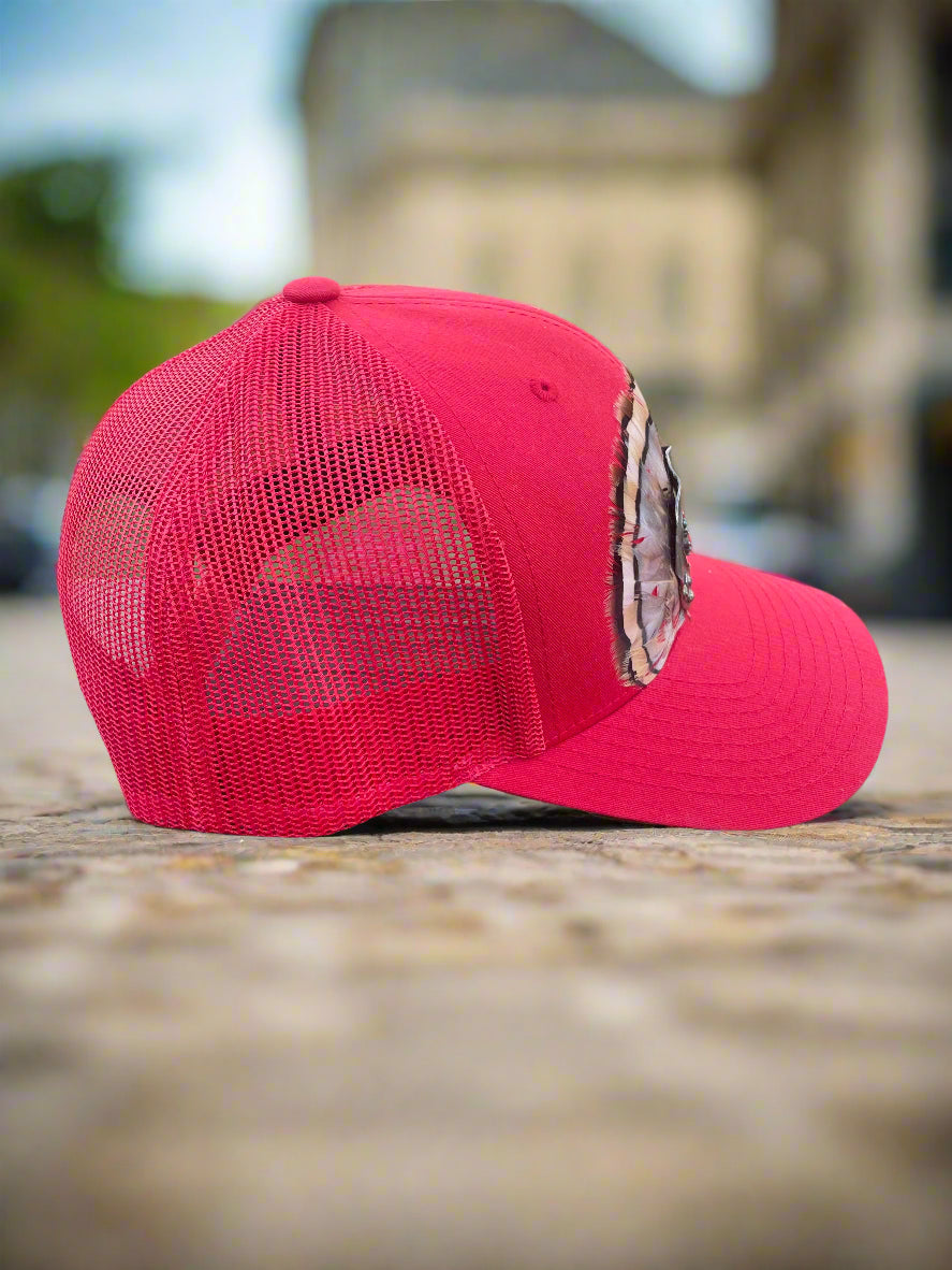trucker hat RED